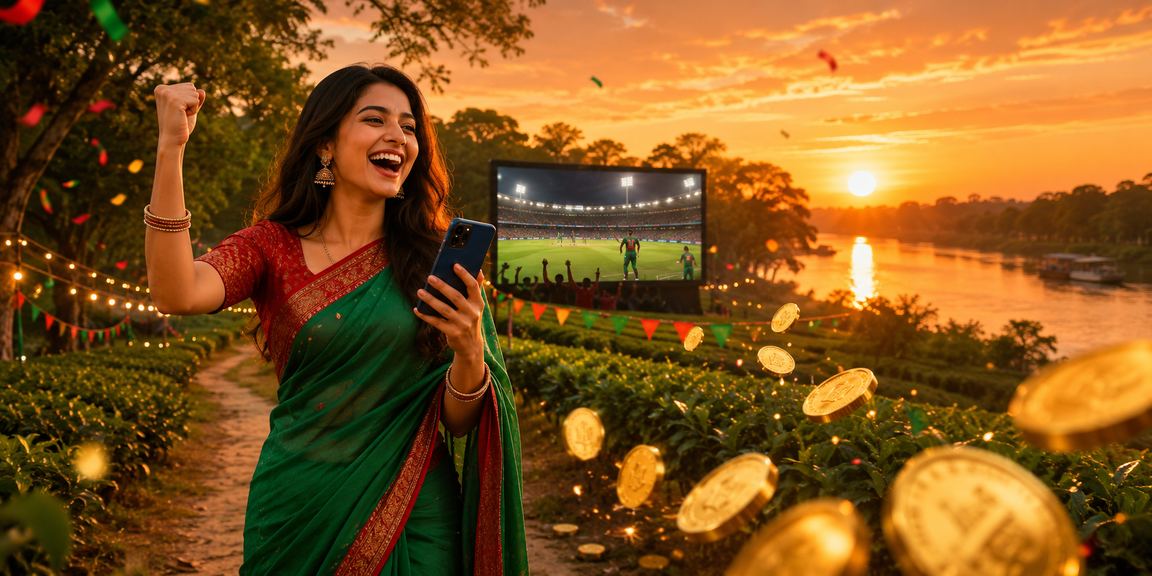খুলনায় ক্রিকেট বেটিং উপভোগ করছেন একজন ব্যবহারকারী