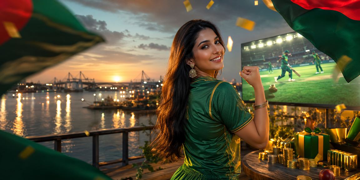 নারায়ণগঞ্জের একজন খেলোয়াড় লটারি টিকেট যাচাই করছেন